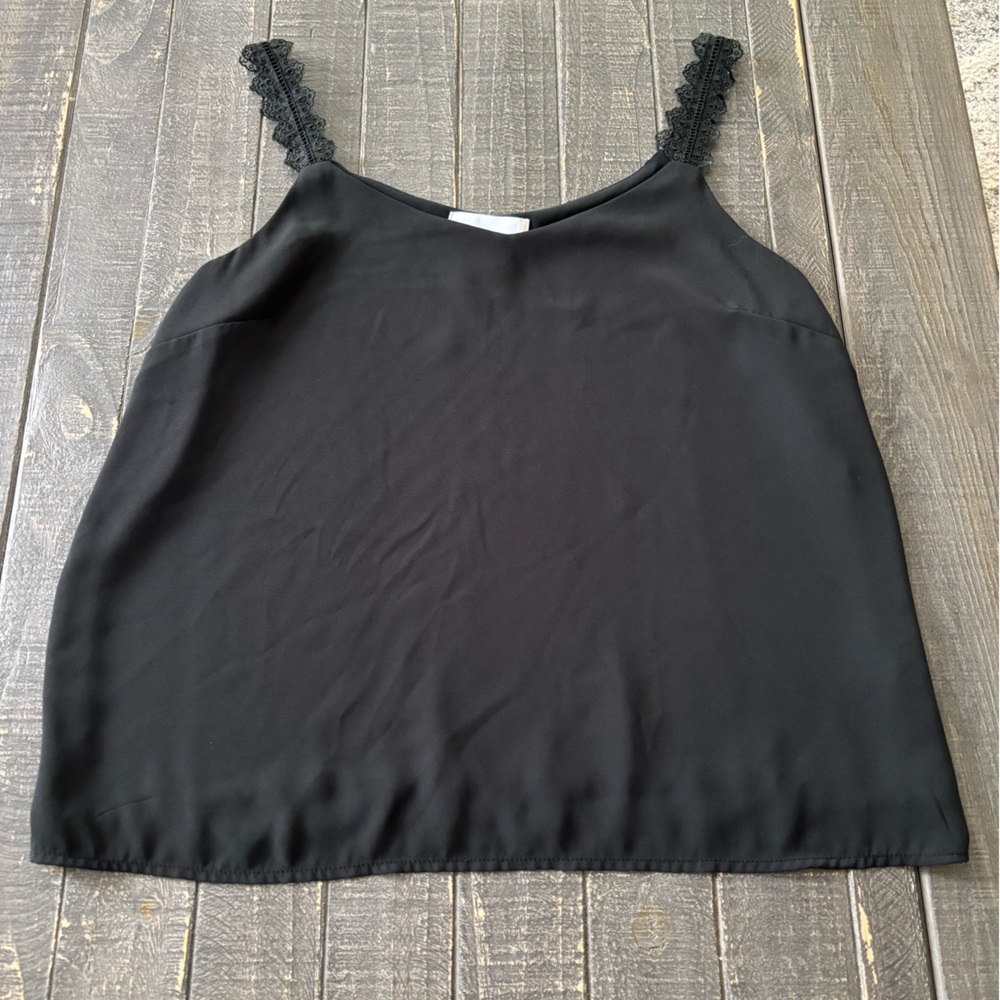 Nordstrom Black Fitted Backless Camisole